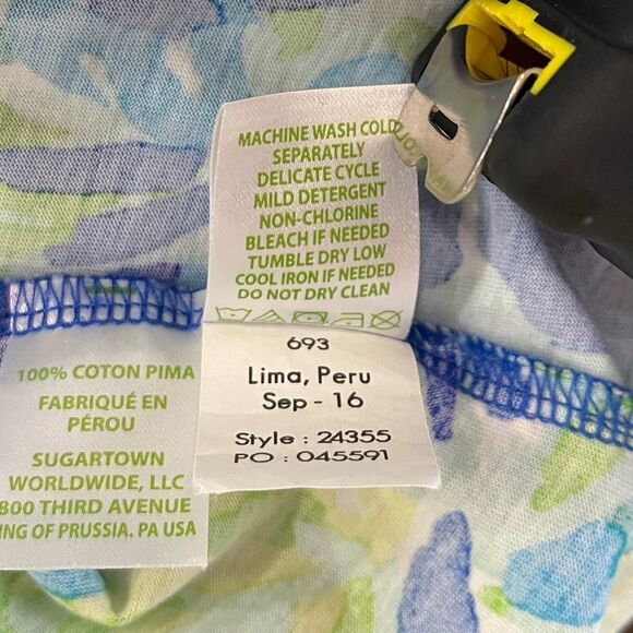 Lilly Pulitzer Riva Dress Brilliant Blue Wade & Sea Size Small Like New - Picture 12 of 13